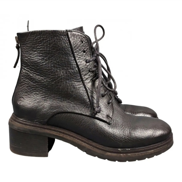 Marséll Women's Black Leather Ankle Boots US Size 7 - Picture 2 of 6